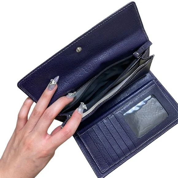 Georgetown Amethyst Purple Tri-Fold Wallet | Kate Spade New York - Picture 5 of 7